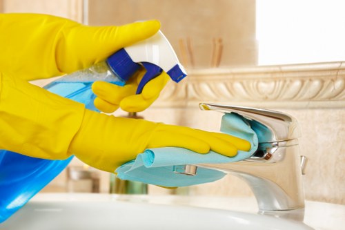 End of tenancy cleaning in a north London flat