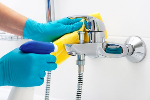 Deep carpet cleaning process for a local property in NW11