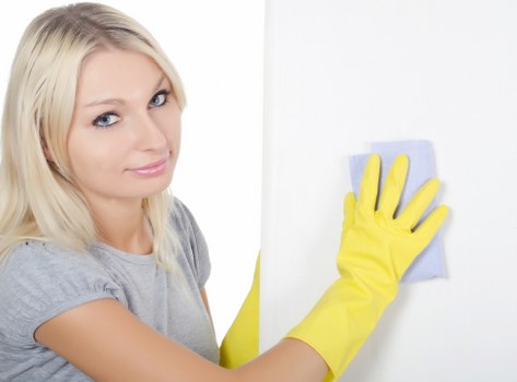 Local cleaning team working in a flat or family home in NW11