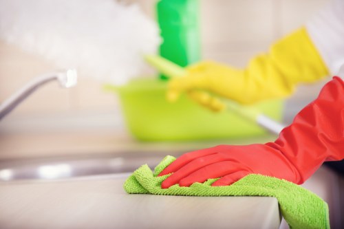 Deep cleaning details for a property in NW11