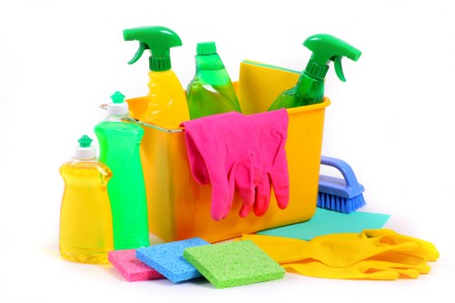 Professional cleaners working in NW11 commercial spaces